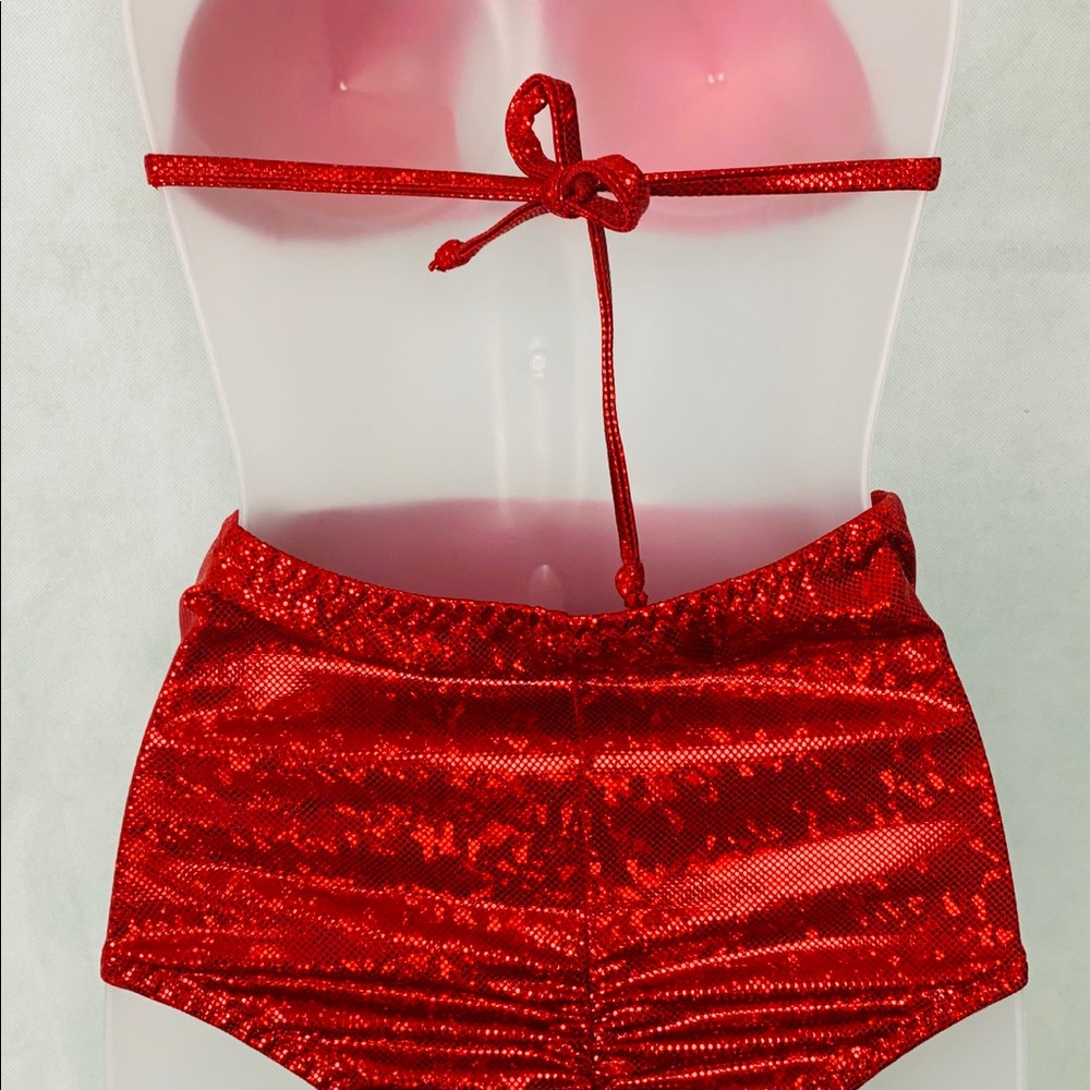 Body Language Metallic Red Bikini - Picture 4 of 4